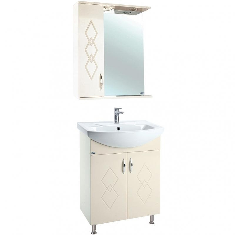 Зеркало со шкафом Bellezza Элеганс 50 L 4618606522077 с подсветкой Бежевое, купить, цена, заказать, магазин, доставка, скидка, промокод, купить, цена, заказать, магазин, доставка, скидка, промокод