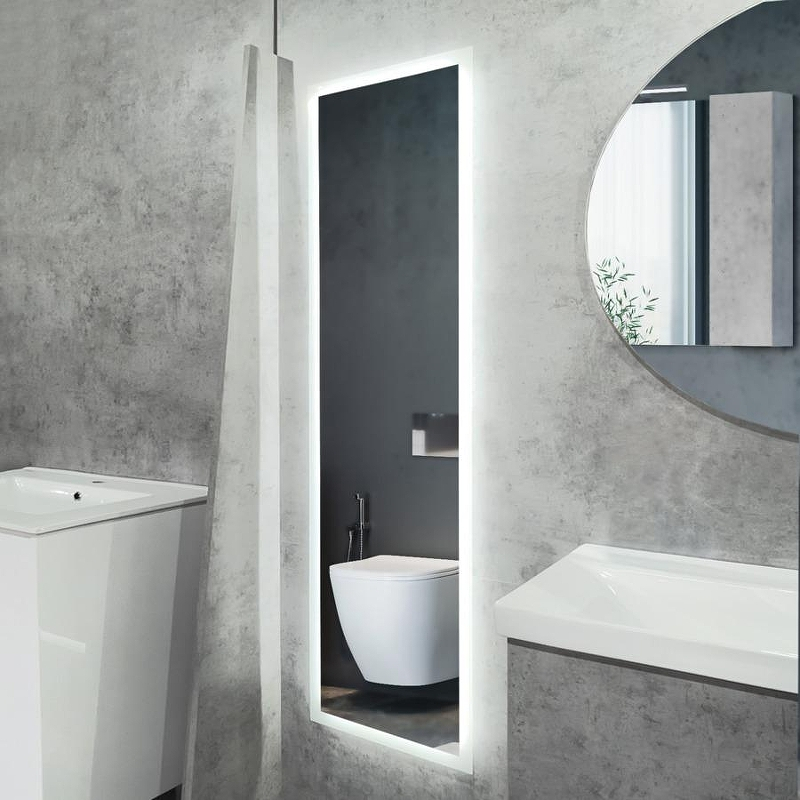 Зеркало Comforty Люпин 44 00-00014248 с подсветкой с бесконтактным выключателем, купить, цена, заказать, магазин, доставка, скидка, промокод, купить, цена, заказать, магазин, доставка, скидка, промокод