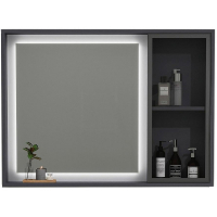 Зеркало Black&White Universe U910.MC1000 100 910MC1000 с подсветкой Grey с сенсорным выключателем и подогревом, купить, цена, заказать, магазин, доставка, скидка, промокод, купить, цена, заказать, магазин, доставка, скидка, промокод