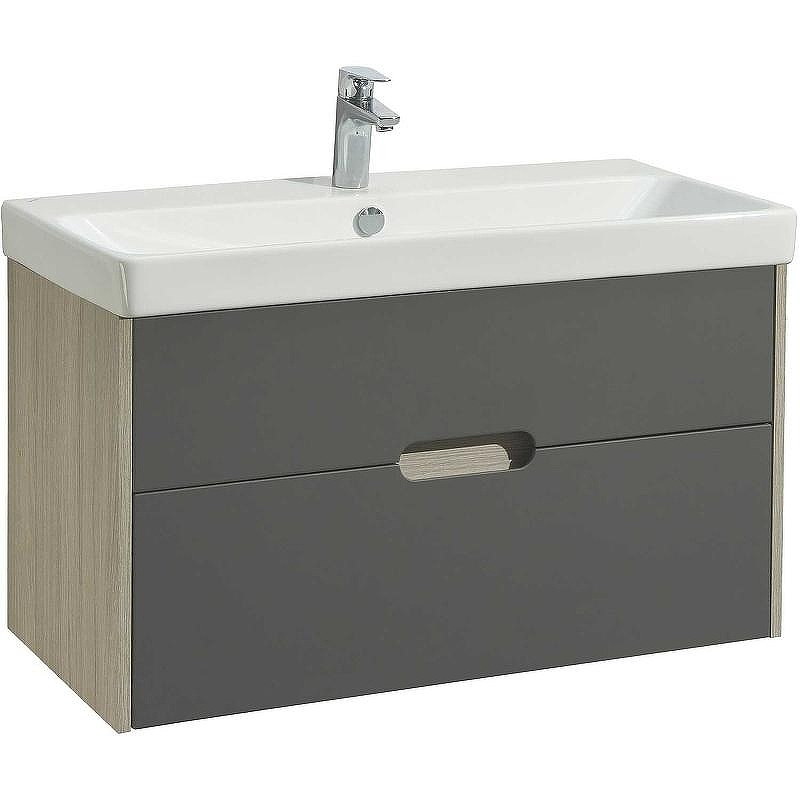 Тумба под раковину Aquaton Оливия 90 1A254401OLUG0 подвесная Грей Дуб ойстер, купить, цена, заказать, магазин, доставка, скидка, промокод, купить, цена, заказать, магазин, доставка, скидка, промокод