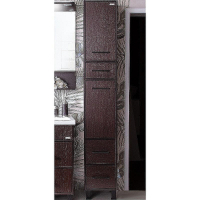 Шкаф пенал Бриклаер Чили 35 4627125415081 с бельевой корзиной Венге, купить, цена, заказать, магазин, доставка, скидка, промокод, купить, цена, заказать, магазин, доставка, скидка, промокод