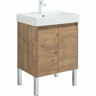 Тумба под раковину Aquanet Nova Lite 60 298849 подвесная Дуб рустикальный