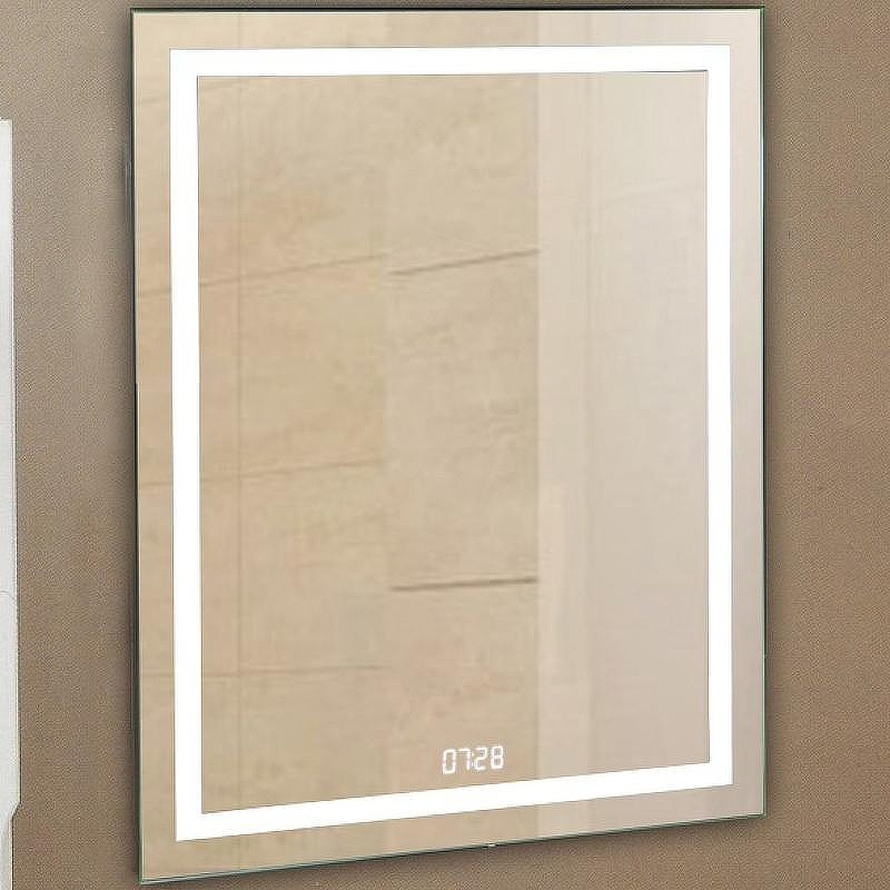 Зеркало Relisan Wendy 500х700 Гл000024377 с подсветкой с сенсорным выключателем и часами, купить, цена, заказать, магазин, доставка, скидка, промокод, купить, цена, заказать, магазин, доставка, скидка, промокод