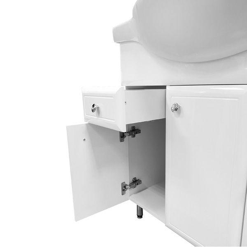 Тумба с раковиной Comforty Сочи 85 00004134639 Белая, купить, цена, заказать, магазин, доставка, скидка, промокод, купить, цена, заказать, магазин, доставка, скидка, промокод