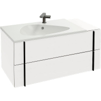 Тумба под раковину Jacob Delafon Nouvelle Vague 100 EB3031-G1C подвесная Белая глянцевая, купить, цена, заказать, магазин, доставка, скидка, промокод, купить, цена, заказать, магазин, доставка, скидка, промокод