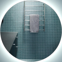 Зеркало SanVit Сириус 50 zsirius50 с подсветкой с инфракрасным выключателем, купить, цена, заказать, магазин, доставка, скидка, промокод, купить, цена, заказать, магазин, доставка, скидка, промокод