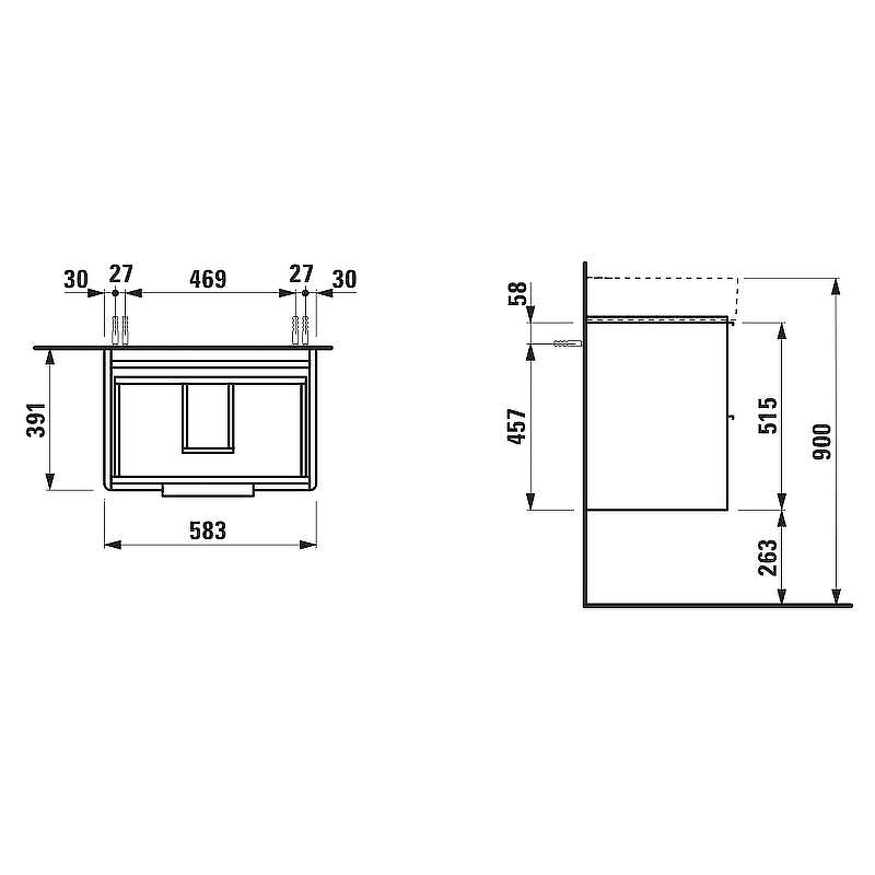 Тумба под раковину Laufen Base 60 4.0225.2.110.260.1 подвесная Белая матовая, купить, цена, заказать, магазин, доставка, скидка, промокод, купить, цена, заказать, магазин, доставка, скидка, промокод