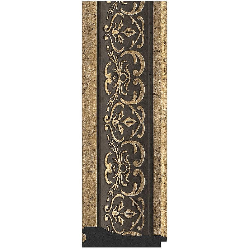 Зеркало Evoform Exclusive 109х79 BY 3475 с фацетом в багетной раме - Вензель серебряный 101, купить, цена, заказать, магазин, доставка, скидка, промокод, купить, цена, заказать, магазин, доставка, скидка, промокод