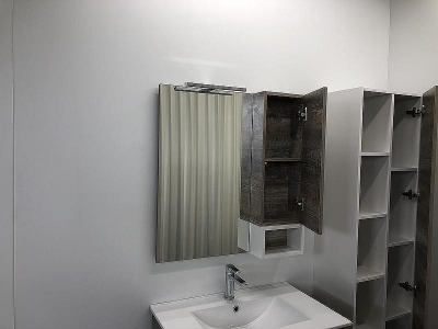 Зеркальный шкаф Comforty Турин 75 00004144198 Дуб бежевый