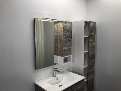 Зеркальный шкаф Comforty Турин 75 00004144198 Дуб бежевый