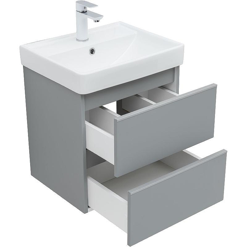 Тумба под раковину Aquanet Вега 50 329600 подвесная Мисти грин, купить, цена, заказать, магазин, доставка, скидка, промокод, купить, цена, заказать, магазин, доставка, скидка, промокод