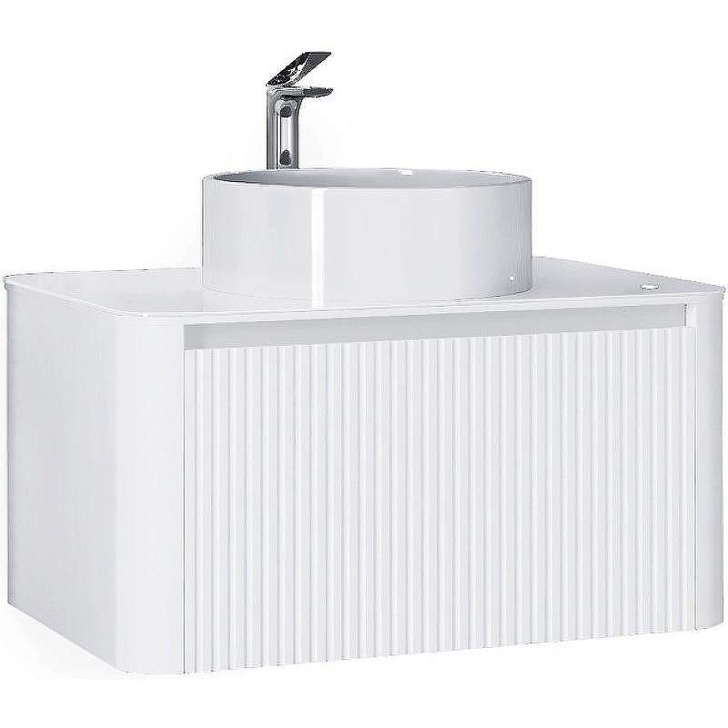 Тумба под раковину Jorno Lumino 80 Lum.01.80/P/W/JR подвесная Белая, купить, цена, заказать, магазин, доставка, скидка, промокод, купить, цена, заказать, магазин, доставка, скидка, промокод