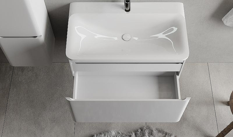 Тумба под раковину Raval Welto 80 Wel.01.80/P/W/RL подвесная Белая, купить, цена, заказать, магазин, доставка, скидка, промокод, купить, цена, заказать, магазин, доставка, скидка, промокод