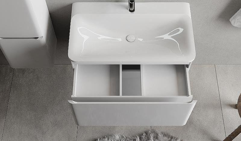 Тумба под раковину Raval Welto 80 Wel.01.80/P/W/RL подвесная Белая, купить, цена, заказать, магазин, доставка, скидка, промокод, купить, цена, заказать, магазин, доставка, скидка, промокод