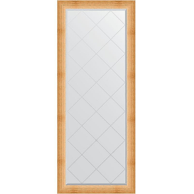 Зеркало Evoform Exclusive-G Floor 201х81 BY 6316 с гравировкой в багетной раме - Травленое золото 87