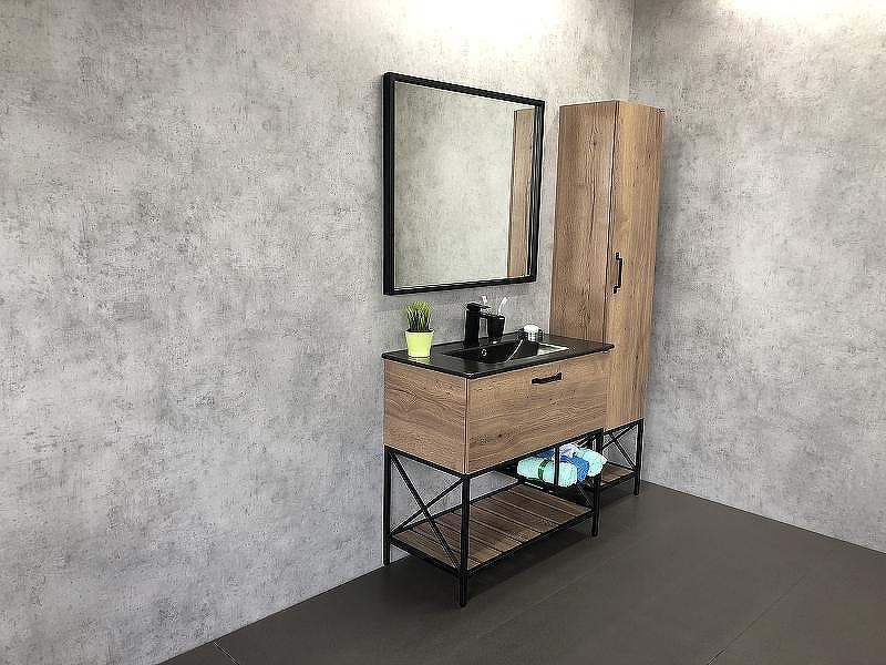 Шкаф пенал Comforty Бредфорд 40 00004148004 Дуб темный, купить, цена, заказать, магазин, доставка, скидка, промокод, купить, цена, заказать, магазин, доставка, скидка, промокод