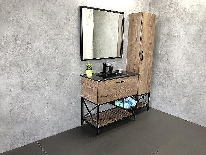 Шкаф пенал Comforty Бредфорд 40 00004148004 Дуб темный, купить, цена, заказать, магазин, доставка, скидка, промокод, купить, цена, заказать, магазин, доставка, скидка, промокод