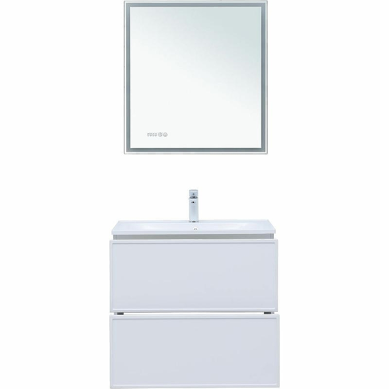 Тумба под раковину Aquanet Арт 75 313255 подвесная Белая матовая, купить, цена, заказать, магазин, доставка, скидка, промокод, купить, цена, заказать, магазин, доставка, скидка, промокод