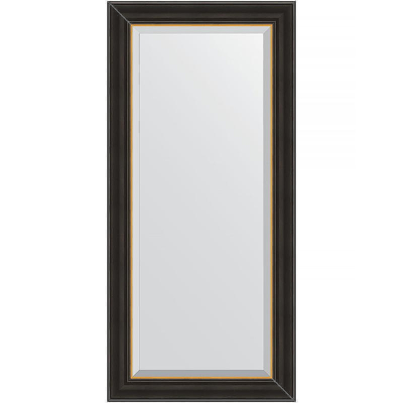 Зеркало Evoform Exclusive 114х54 BY 3927 с фацетом в багетной раме - Черное дерево с золотом 71, купить, цена, заказать, магазин, доставка, скидка, промокод, купить, цена, заказать, магазин, доставка, скидка, промокод
