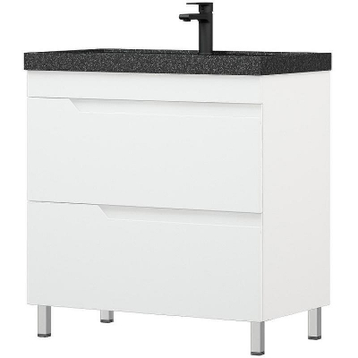 Тумба под раковину Corozo Юрма 80 Z2 SD-00001625 Белая