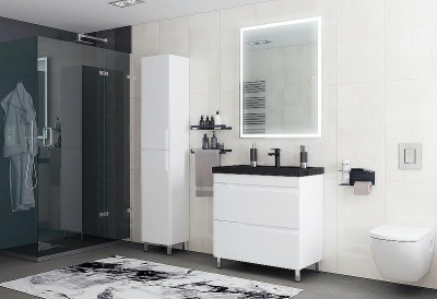 Тумба под раковину Corozo Юрма 80 Z2 SD-00001625 Белая