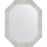 Зеркало Evoform Octagon 57x72 BY 7086 в багетной раме - Серебряный дождь 70, купить, цена, заказать, магазин, доставка, скидка, промокод, купить, цена, заказать, магазин, доставка, скидка, промокод