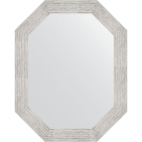 Зеркало Evoform Octagon 57x72 BY 7086 в багетной раме - Серебряный дождь 70, купить, цена, заказать, магазин, доставка, скидка, промокод, купить, цена, заказать, магазин, доставка, скидка, промокод