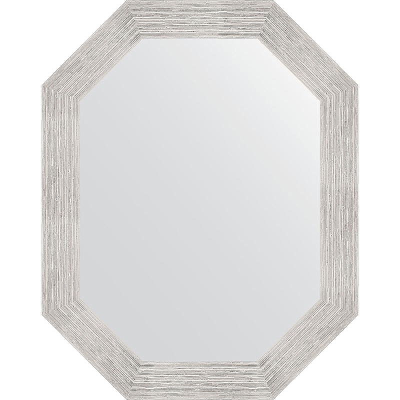 Зеркало Evoform Octagon 57x72 BY 7086 в багетной раме - Серебряный дождь 70, купить, цена, заказать, магазин, доставка, скидка, промокод, купить, цена, заказать, магазин, доставка, скидка, промокод