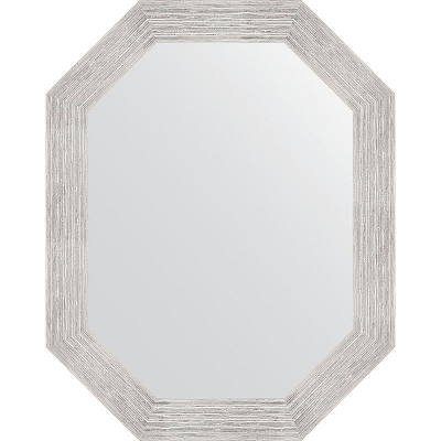 Зеркало Evoform Octagon 57x72 BY 7086 в багетной раме - Серебряный дождь 70