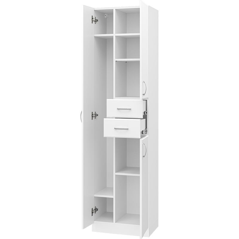 Шкаф пенал Misty 50 Э-05050-011 Белый глянцевый, купить, цена, заказать, магазин, доставка, скидка, промокод, купить, цена, заказать, магазин, доставка, скидка, промокод