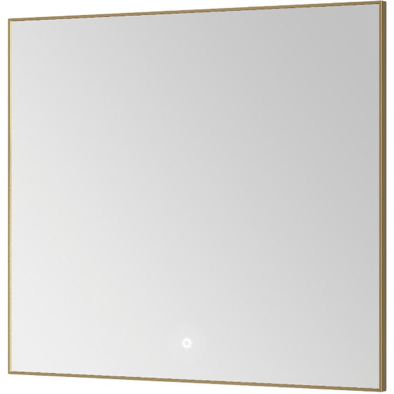 Зеркало Boheme Modern 80x70 543-080-MG с подсветкой Золото матовое с сенсорным выключателем, купить, цена, заказать, магазин, доставка, скидка, промокод, купить, цена, заказать, магазин, доставка, скидка, промокод