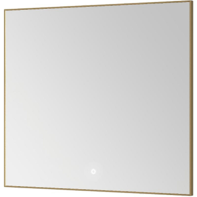 Зеркало Boheme Modern 80x70 543-080-MG с подсветкой Золото матовое с сенсорным выключателем