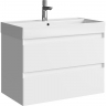 Тумба под раковину Aqwella Geometria 80 GE01082WM подвесная Белая матовая, купить, цена, заказать, магазин, доставка, скидка, промокод, купить, цена, заказать, магазин, доставка, скидка, промокод