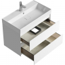 Тумба под раковину Aqwella Geometria 80 GE01082WM подвесная Белая матовая, купить, цена, заказать, магазин, доставка, скидка, промокод, купить, цена, заказать, магазин, доставка, скидка, промокод