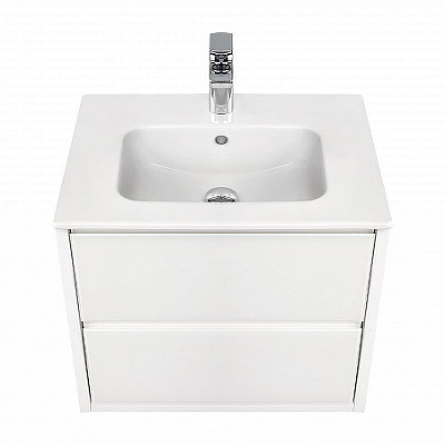 Тумба под раковину Aquaton Римини 60 1A226601RN010 подвесная Белый глянец