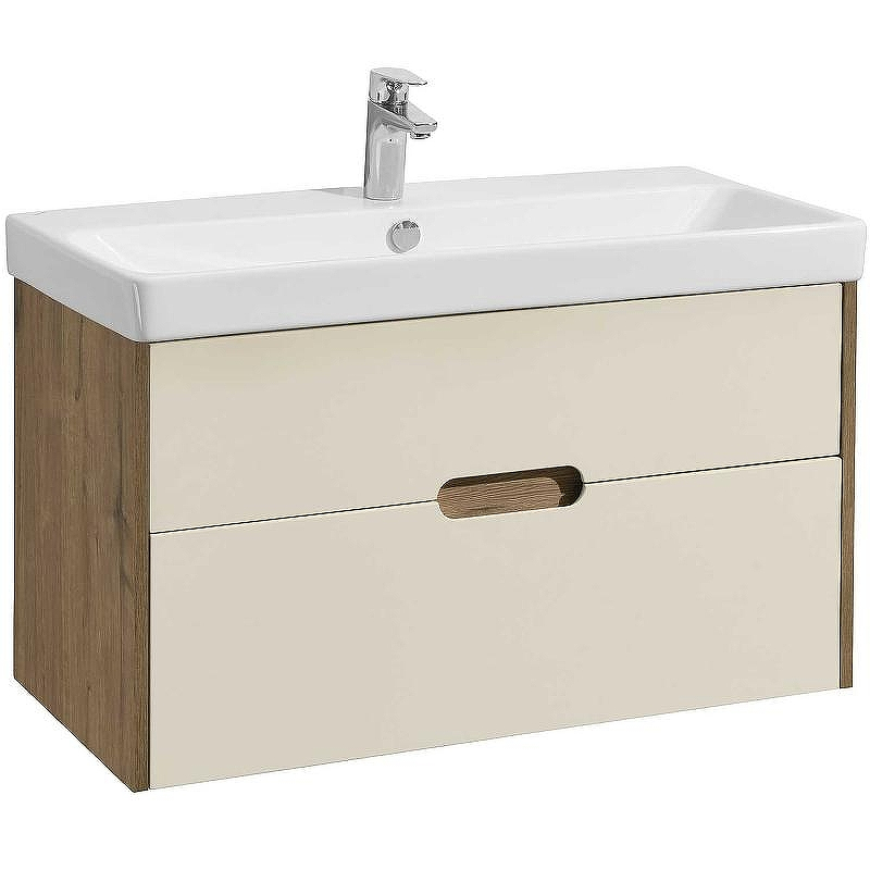 Тумба под раковину Aquaton Оливия 90 1A254401OLVG0 подвесная Бежевый Дуб велл, купить, цена, заказать, магазин, доставка, скидка, промокод, купить, цена, заказать, магазин, доставка, скидка, промокод