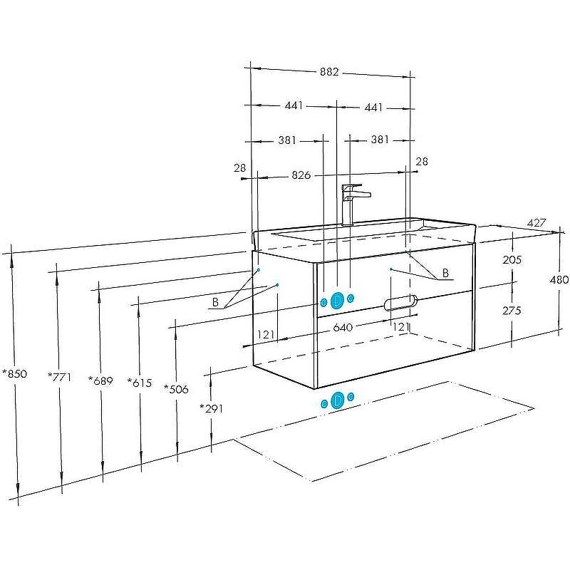 Тумба под раковину Aquaton Оливия 90 1A254401OLVG0 подвесная Бежевый Дуб велл, купить, цена, заказать, магазин, доставка, скидка, промокод, купить, цена, заказать, магазин, доставка, скидка, промокод