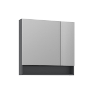 Зеркальный шкаф Orka Malta 73 3001305 подвесной цвет Антрацит матовый, купить, цена, заказать, магазин, доставка, скидка, промокод, купить, цена, заказать, магазин, доставка, скидка, промокод