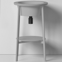 Консоль с раковиной Abber Bequem 50 AC2130MG цвет Серый матовый, купить, цена, заказать, магазин, доставка, скидка, промокод, купить, цена, заказать, магазин, доставка, скидка, промокод