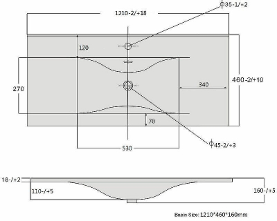 Тумба c раковиной SanVit Лира 120 klira2120 в цвете Ral подвесная Белая глянцевая