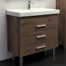 Тумба с раковиной Comforty Никосия 80Н 00-00007621 Дуб темный, купить, цена, заказать, магазин, доставка, скидка, промокод, купить, цена, заказать, магазин, доставка, скидка, промокод