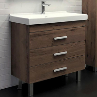 Тумба с раковиной Comforty Никосия 80Н 00-00007621 Дуб темный, купить, цена, заказать, магазин, доставка, скидка, промокод, купить, цена, заказать, магазин, доставка, скидка, промокод