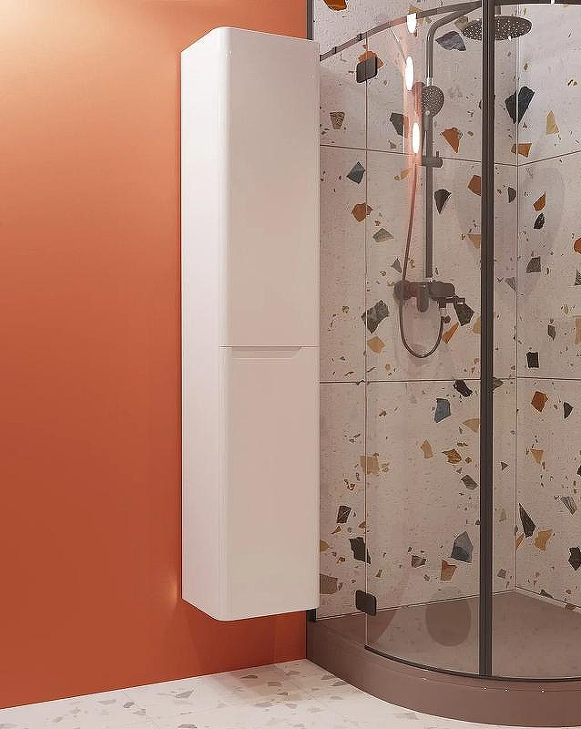 Шкаф пенал Эстет Kare Luxe 35 R ФР-00006002 подвесной Белый, купить, цена, заказать, магазин, доставка, скидка, промокод, купить, цена, заказать, магазин, доставка, скидка, промокод