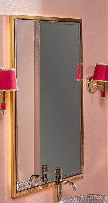 Зеркало Boheme Armadi Art Monaco 70 566-RG с подсветкой Бордо Золото