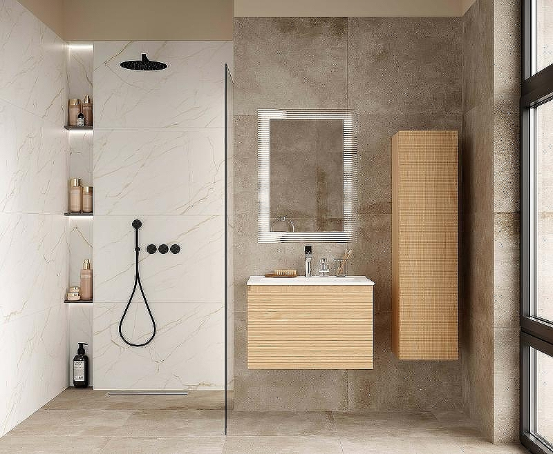 Шкаф пенал Laparet Intero 33 Int.04.130/P/BuL подвесной Бук светлый, купить, цена, заказать, магазин, доставка, скидка, промокод, купить, цена, заказать, магазин, доставка, скидка, промокод