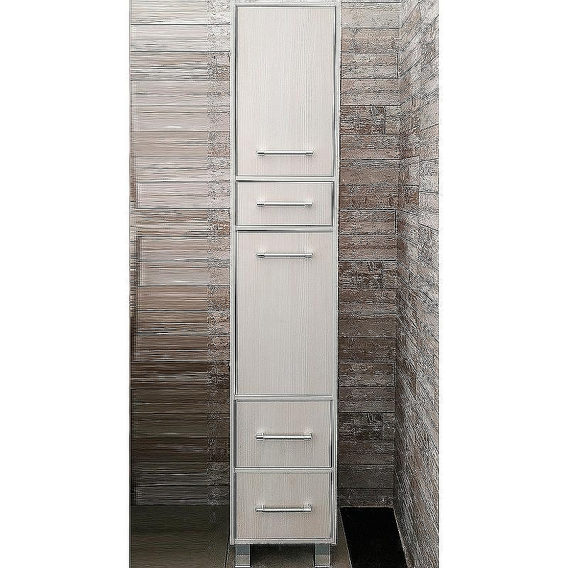 Шкаф пенал Бриклаер Чили 35 4627125414978 с бельевой корзиной Светлая лиственница, купить, цена, заказать, магазин, доставка, скидка, промокод, купить, цена, заказать, магазин, доставка, скидка, промокод