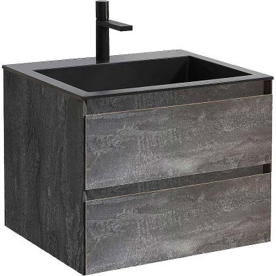 Тумба под раковину Vincea Luka 60 VMC-2L600GS подвесная G.Stone