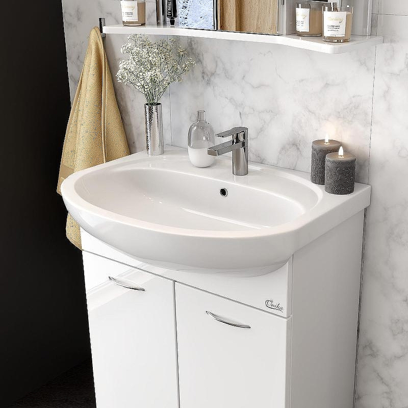 Тумба под раковину Onika Стелла 65 Белая, купить, цена, заказать, магазин, доставка, скидка, промокод, купить, цена, заказать, магазин, доставка, скидка, промокод