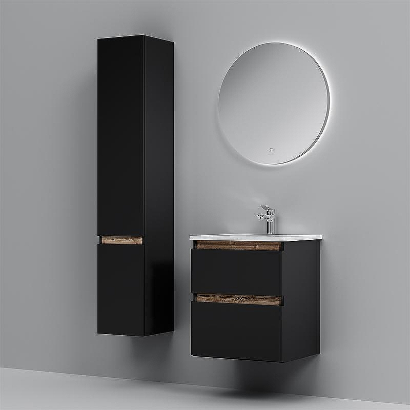 Тумба под раковину AM.PM X-Joy 55 M85AFHX0552BM подвесная Черная матовая, купить, цена, заказать, магазин, доставка, скидка, промокод, купить, цена, заказать, магазин, доставка, скидка, промокод