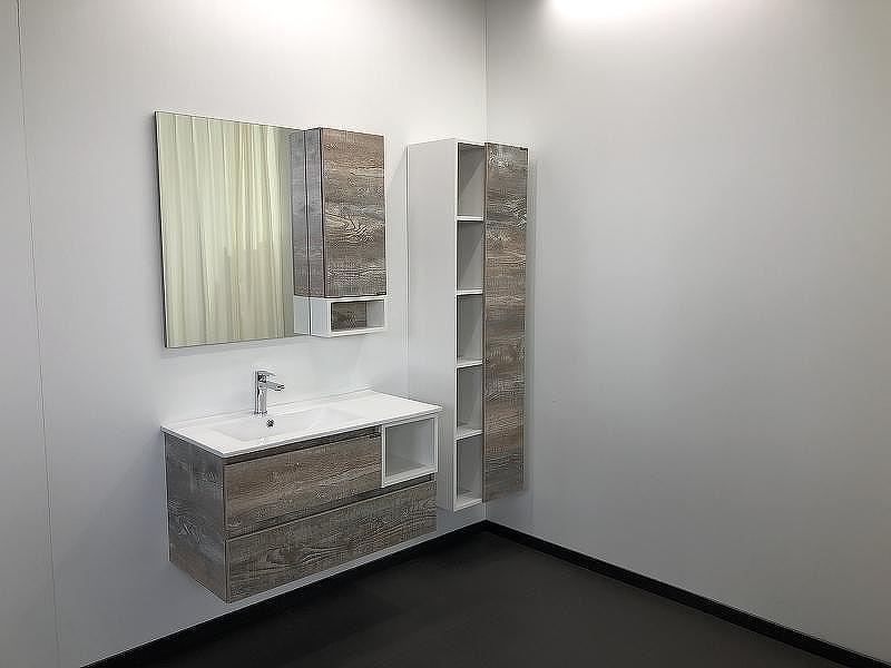 Тумба с раковиной Comforty Турин 90L 00004137135 подвесная Дуб бежевый, купить, цена, заказать, магазин, доставка, скидка, промокод, купить, цена, заказать, магазин, доставка, скидка, промокод